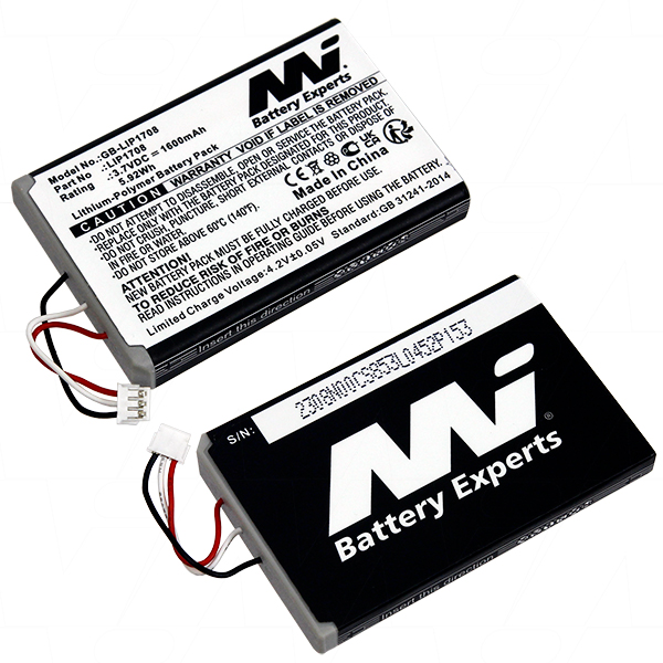 MI Battery Experts GB-LIP1708-BP1